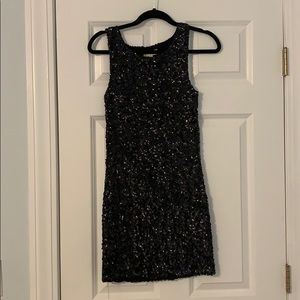 Black Sequin Dress
